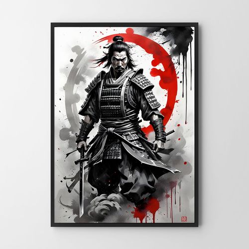 Plakat samuraj równowaga 50x70 cm na Arena.pl