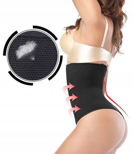 Stringi Wyszczuplające Brzuch Majtki Modelujące Bielizna Damska Korygująca na Arena.pl