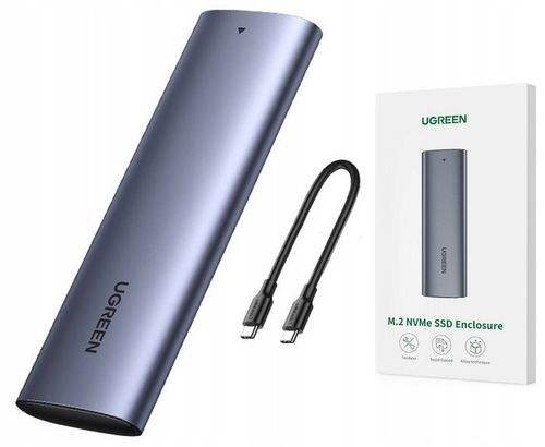 UGREEN OBUDOWA KIESZEŃ DYSKU SATA USB 3.2 Gen 2 SSD M.2 NVME M-KEY 10 GBPS na Arena.pl