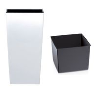 Doniczka wysoka URBI DURS170 z wkładem | Biały