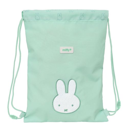 Worek na buty ze sznurkami Miffy Menta Mięta 26 x 34 x 1 cm na Arena.pl