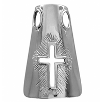 SREBRNY MEDALIK Z KRZYŻEM PRÓBA SREBRA 925