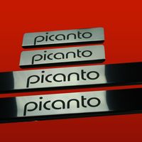 Listwa progowa KIA PICANTO MK1 Stal nierdzewna 304 połysk 4szt