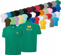 Męska koszulka polo na krótki rękaw TWÓJ HAFT LOGO firmowa reklamowa 10 szt