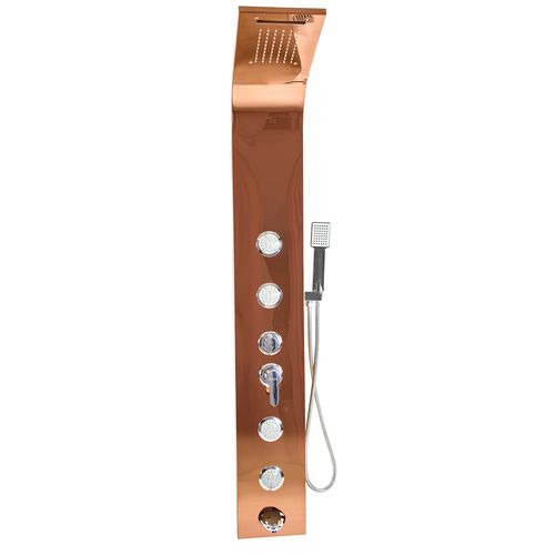Bateria panel prysznicowy ROSE GOLD na Arena.pl