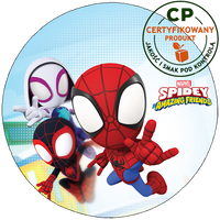 Opłatek na tort Spidey