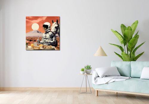 Obraz 70x70cm Obiad na Marsie na Arena.pl
