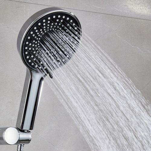 Słuchawka prysznicowa natryskowa 3 funkcje ekologiczna ANTI-CALC chrom duża na Arena.pl