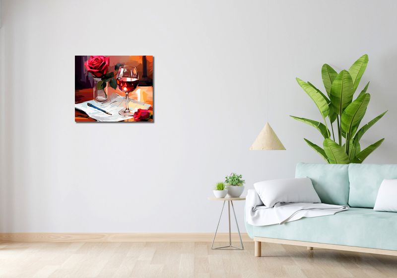 Obraz 60x50cm Poetycki Wieczór zdjęcie 2