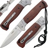 POTĘŻNY DUŻY NÓŻ MYŚLIWSKI SKŁADANY 27,5 CM STAL NIERDZEWNA 440 BSH