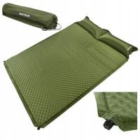 Mata Samopompująca Dwuosobowa Karimata Materac Pod Namiot 192x132x3 cm