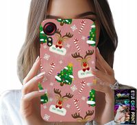ETUI DO SAMSUNG GALAXY XCOVER 5 - ŚWIĄTECZNE RENIFERY CHOINKI LASKA WZORY