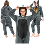 Piżama kigurumi kombinezon ciepły damski męski szop pracz prezent pajac M