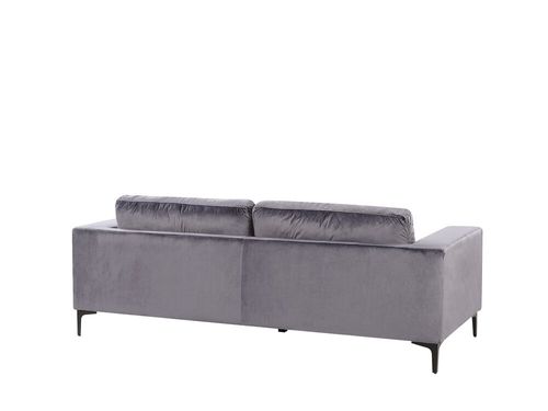 Sofa Welurowa Szara Vadstena na Arena.pl