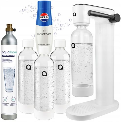 SATURATOR DO GAZOWANIA WODY 3 BUTELKI 1L NABÓJ CO2 SYROP SODASTREAM PEPSI na Arena.pl