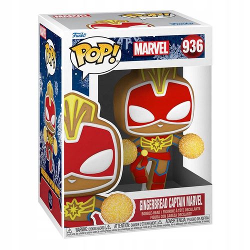 Funko POP! Marvel Gingerbread Captain Marvel 936 na Arena.pl