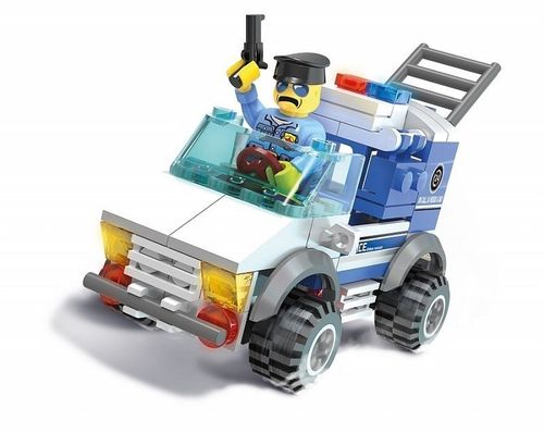 Klocki MYPOLICE 101 elementów 2w1 na Arena.pl