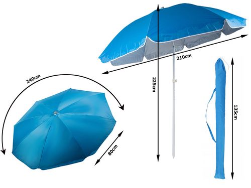 TG67382 PARASOL OGRODOWY SKŁADANY na Arena.pl