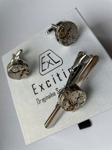 Srebrne spinki do mankietów Samolot na Arena.pl