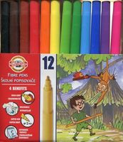 KIN FLAMASTRY SZKOLNE 771002/AB 12KOLW FOLII 3210