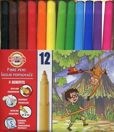 KIN FLAMASTRY SZKOLNE 771002/AB 12KOLW FOLII 3210 na Arena.pl