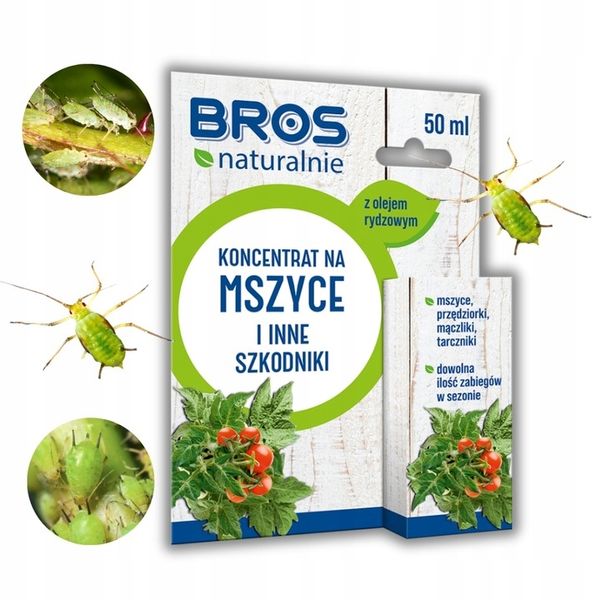 Koncentrat Na Mszyce Bros Naturalnie 50ml+Środek Grzybobójczy Miedzian 50WP zdjęcie 3