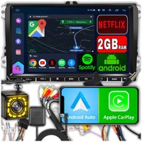 RADIO ANDROID 2 DIN do VOLKSWAGEN SEAT SKODA VW PASSAT B6 B7 GOLF 5 V 6 VI