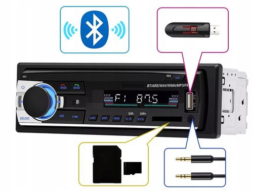 RADIO SAMOCHODOWE 1DIN ZASILANIE 24V BT USB SD AUX na Arena.pl