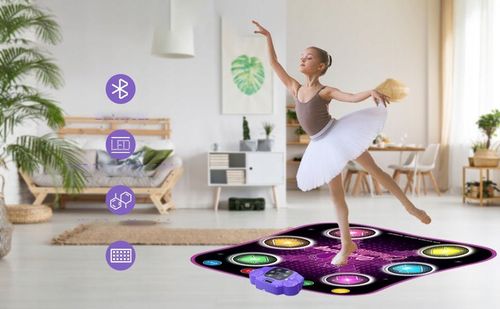 MATA DO MUZYCZNA TAŃCZENIA ZABAWKA DLA BLUETOOTH DZIECI 5 TRYBÓW GRY na Arena.pl