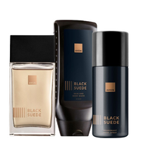Avon Black Suede Zestaw Męski 3w1