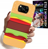 ETUI DO XIAOMI POCO X3 - CASE BURGER CHEESEBURGER OBUDOWA PREZENT