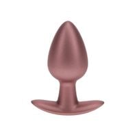 Smooth Silicone Anal Plug - Medium - 3.1 / 7,9 Cm - Rose Gold
