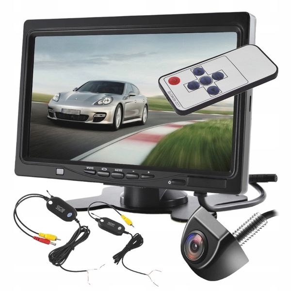 Monitor 7'' KAMERA COFANIA MODUŁ BEZPRZEWODOWY zdjęcie 1