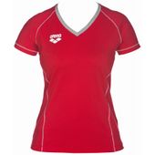 ARENA KOSZULKA DAMSKA TL S/S TEE  CZERWONA ROZMIAR L TRENING SIŁOWNIA