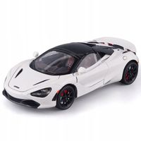 PREMIUM METALOWY MODEL SAMOCHODU Mercedes McLaren 720S Supercar 1:24 BIAŁY