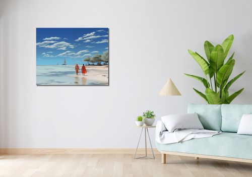 Obraz 90x70cm Spokój w Piaskach na Arena.pl