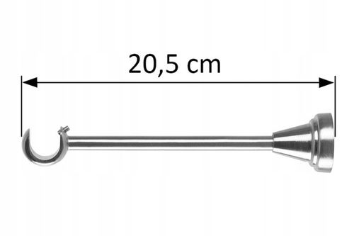 KARNISZ POJEDYNCZY 180 CM 19 MM SMART METALOWY 3 KOLORY RENA na Arena.pl