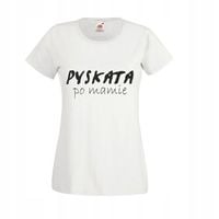 Koszulka T-SHIRT tekst Małej Mi PYSKATA PO MAMIE