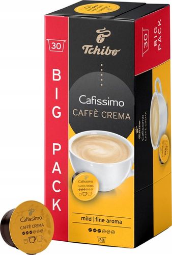 TCHIBO CAFISSIMO CAFFE CREMA FINE AROM 30 KAPSUŁEK na Arena.pl