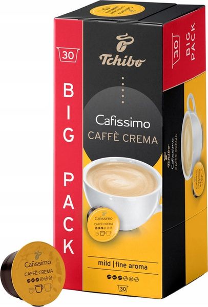 TCHIBO CAFISSIMO CAFFE CREMA FINE AROM 30 KAPSUŁEK zdjęcie 1