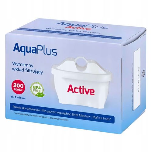 Wkłady filtrujące filtry do wody AquaPlus Active filtr do dzbanka Brita x10 na Arena.pl