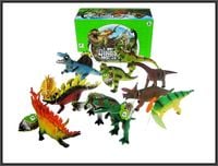 dinozaury z dźwiękiem 24 cm 12-rodz 0693