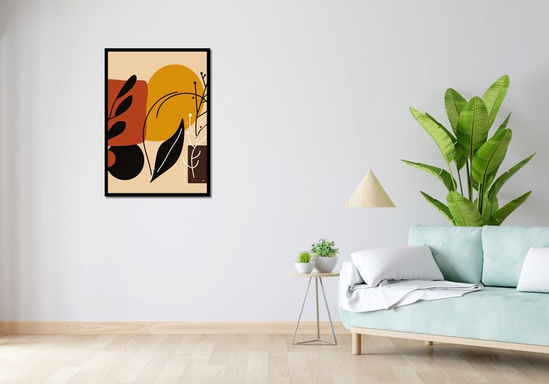 Plakat 64x90cm Ciepłe Kontury zdjęcie 4