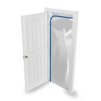 kurtyna, osłona przeciwpyłowa 120*220cm z zamkiem - dedbh1060
