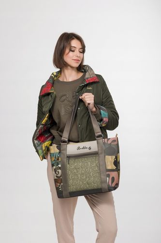 Anekke duża torebka do ręki na ramię Brelok torebki Muse Amphora shopperka na Arena.pl