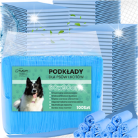 PODKŁADY HIGIENICZNE MATY DLA PSA KOTA DO SIKANIA PRZEWIJANIA 60x90 200 SZT