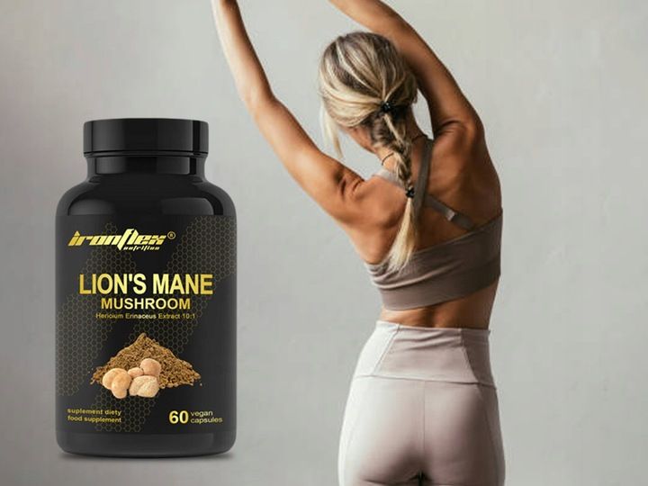 IRONFLEX LION'S MANE 60 kap 500mg SOPLÓWKA JEŻOWATA 10:1 KONCENTRACJA STRES zdjęcie 10