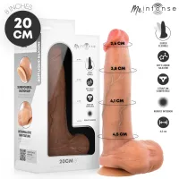 mr intense bruce m silikonowy model anatomiczny z przyssawką 20 cm
