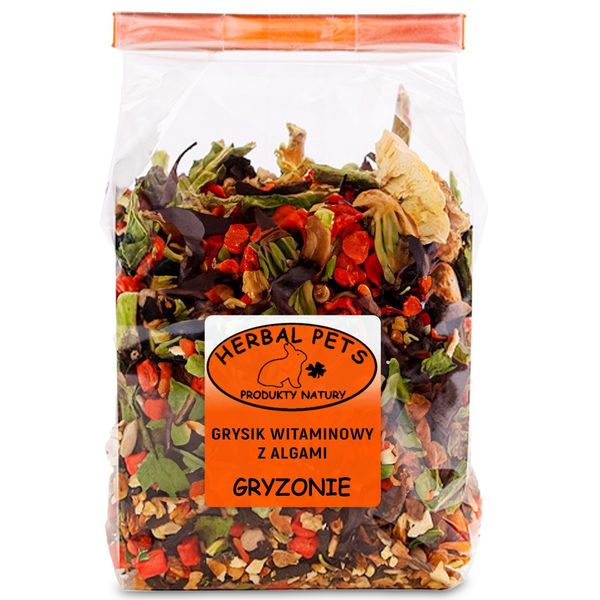Herbal Pets - Grysik witaminowy z Algami 150g zdjęcie 1