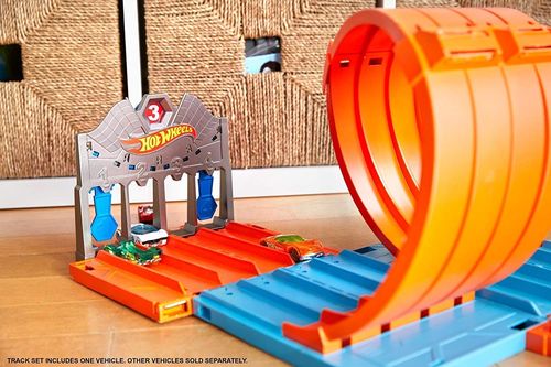 Hot Wheels Zestaw Mega Tor Track Builder na Arena.pl